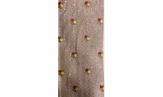 Embroidered Polyester Fabric