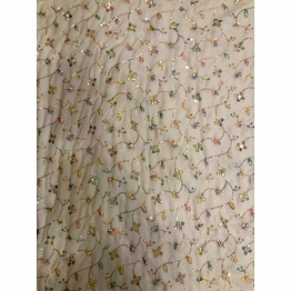 embroidered polyester fabric