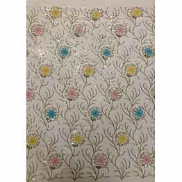 embroidered polyester fabric