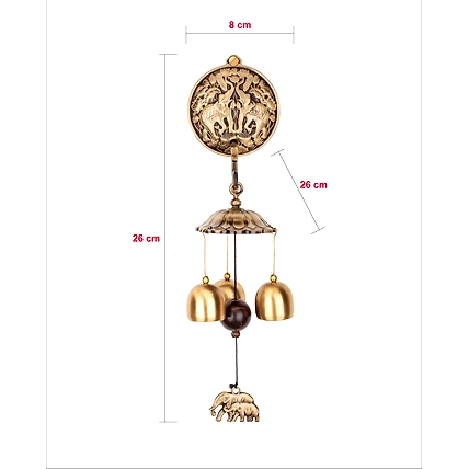 Metal Feng Shui Vastu Windchime for Positive Vibrations Energy Flow at Home, Office, Garden (Balcony, Bedroom, Window, Indoor &amp; Outdoor Decoration, Peaceful Sound)-2