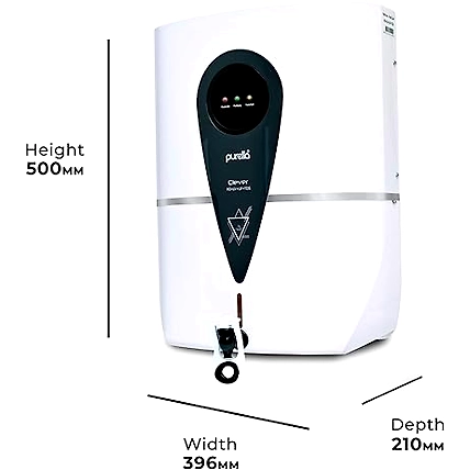 Purella Clever Ro + UV + UF + TDS Control Water Purifier With Smart Led Indicators 10 Litres Storage-1