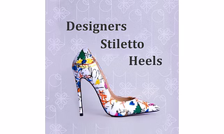 Designer Stiletto Heels White