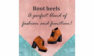 Brown Women's Heeled Boots