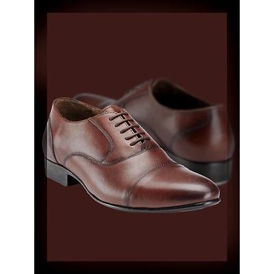 Formal Leather Oxford Shoes - Tailored Elegance and Customization in Bulk-1