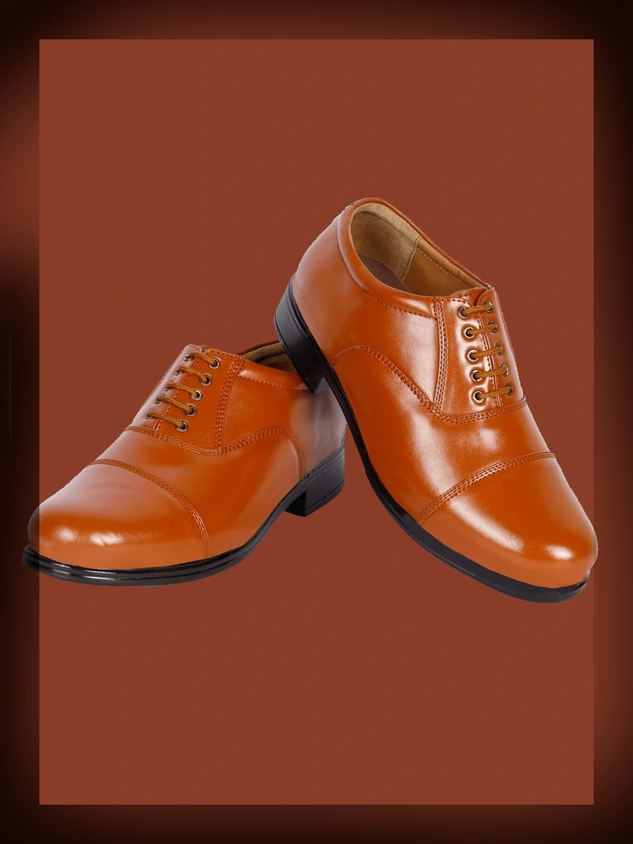 Formal Leather Oxford Shoes - Tailored Elegance and Customization in Bulk-4