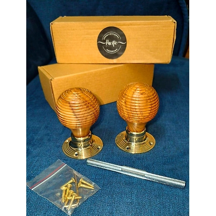 Beehive Wooden Knobs-12532014