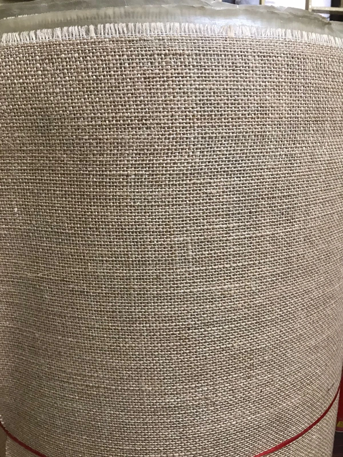 13/13 Natural Laminated Jute Fabric-4