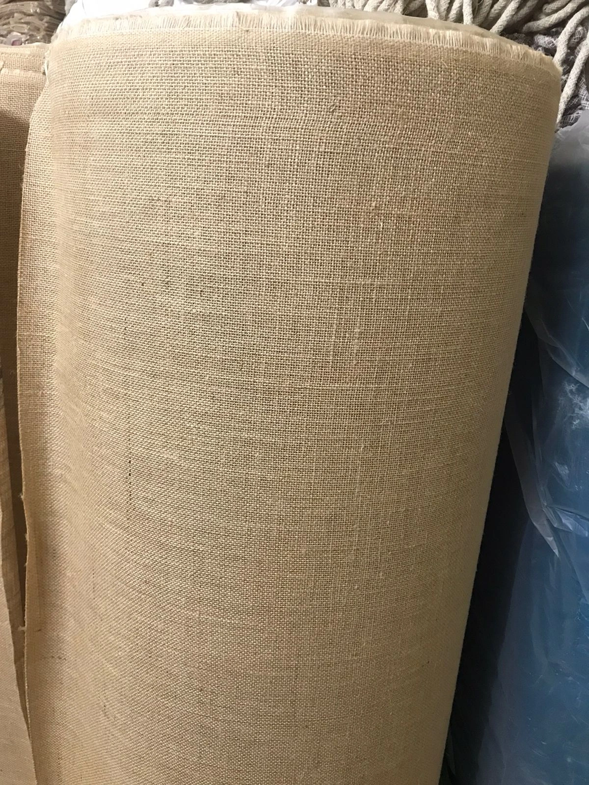 12/12 Natural Laminated Jute Fabric-4