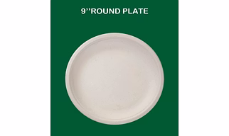 Baggasse Plates  - 9" Round Plate