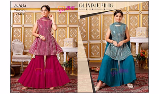 Girls Sharara Dress