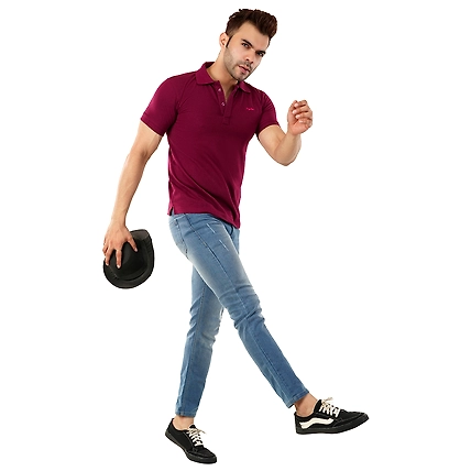 Mens Polo Cotton TShirt-3