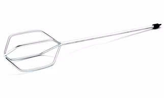 PAINT MIXER WITH RODS / BLADES CHROME PLATED /POWDER COATED
