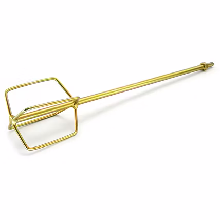 PAINT MIXER WITH RODS / BLADES CHROME PLATED /POWDER COATED-3
