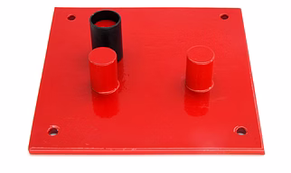BAR BENDING PLATE POWDER COATED WITH STEEL PIPE