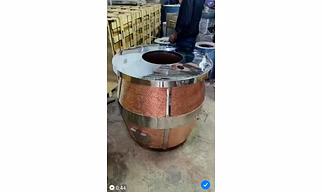 Copper tandoor