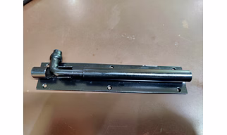 Tower Bolt black Power coating MS