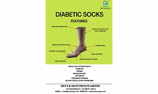 COTTON DIABETIC FRIENDLY SPORTS SOCKS