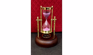 WOOD BRASS TIMER