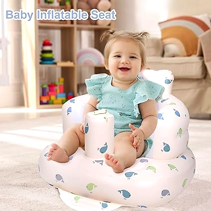 Baby Chair, Inflatable Baby Seat for Babies 3 Months and Up-3