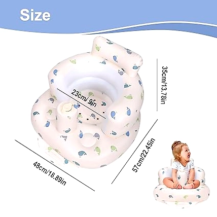 Baby Chair, Inflatable Baby Seat for Babies 3 Months and Up-1