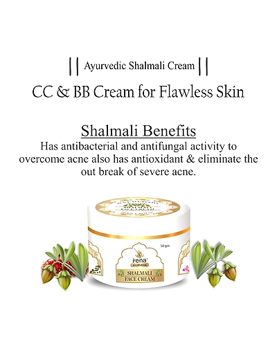 Ayurvedic Shalmali, Kumkumadi Face Cream 50 gm. Dark spots removal, Flawless look | Moisturizer with 8 herbs.-12536672
