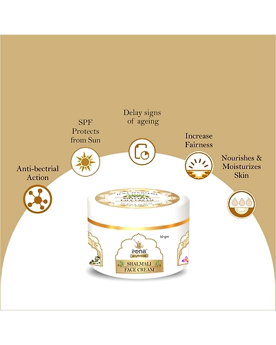 Ayurvedic Shalmali, Kumkumadi Face Cream 50 gm. Dark spots removal, Flawless look | Moisturizer with 8 herbs.-1