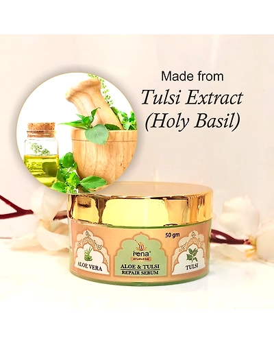 Aloe vera Anti-acne gel serum with Tulsi extracts (Holy Basil) 50 gm-2