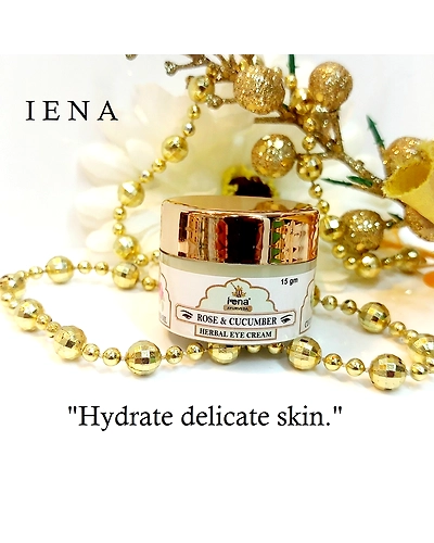 Rose wood and cucumber eye cream to remove dark circle, wrinkles and puffiness.-2