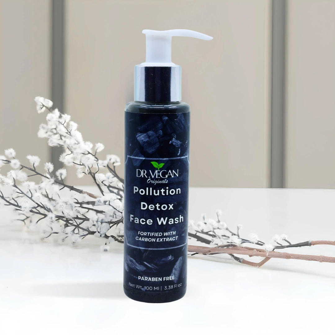 Pollution Detox Face Wash with Activated Bamboo Charcoal | Skin Polishing Cleanser | Reveals Clean, Polished Skin - 100 ml-760354670105