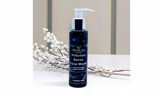 Pollution Detox Face Wash with Activated Bamboo Charcoal | Skin Polishing Cleanser | Reveals Clean, Polished Skin - 100 ml
