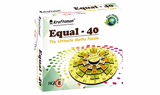 Kraftsman Wooden Maths Magic Equal 40 Puzzle | for All Age Groups
