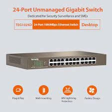 TENDA TEG1024D 24-Port Gigabit Ethernet Switch desktop rack mountable-3