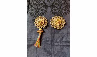 Fancy Tessal bross with jutth item