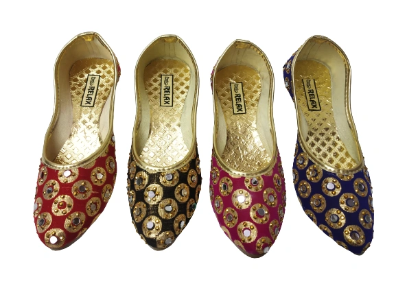 Ladies Jutti Mojari Shoes-12537449