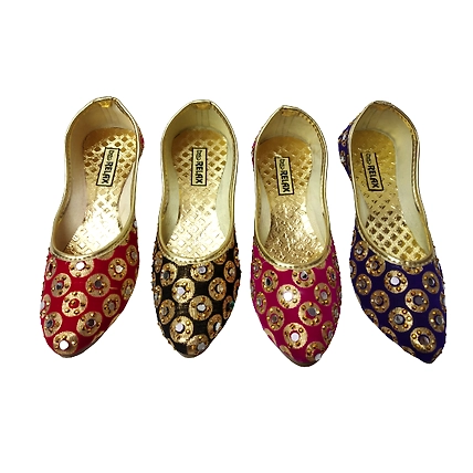 Ladies Jutti Mojari Shoes-12537449