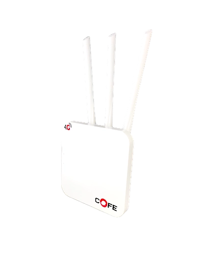 COFE CF-4G 903 | Speed upto 300Mbps | All 4G/5G Sim Compatible | Plug and Play | No Configuration Required | Micro SIM Card Slot | Supports DVR, NVR, Wi-Fi Camera | 3 Antenna | 128MB RAM Configuration-2