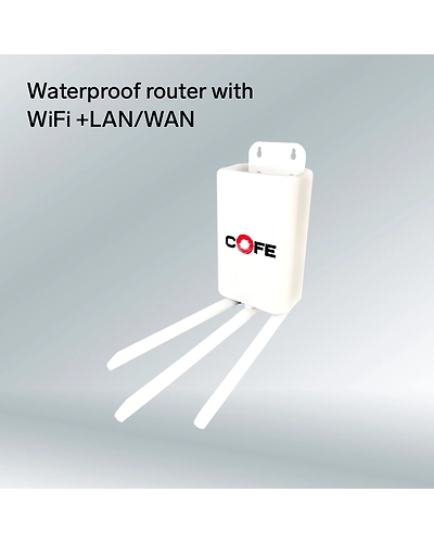 CF-807WD III WITH WIFI-6 with 600Mbps Speed 4G &amp; 5G Sim Support Wi-Fi Router, single_band No Configuration Required, with Nano SIM Card Slot and 3 Antenna (512MB RAM, White) Water Proof WiFi Device-3