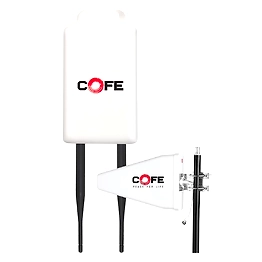 COFE CF-807WD IIS with Up To 600 Mbps Speed Wi-Fi-6 Router, (4g & 5g Sim Compatible) Internet Router, Support External Antenna with High Range Upto 8 km and above Outdoor Antena,