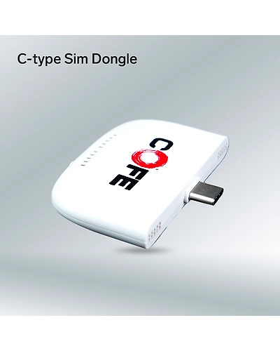 Cofe C Type DONGLE Your All –in-ONE Internet Solution with 300MBPS Speed,5G / 4G SIM Compatible,with Support TF Cards C Type DONGLE-12538694