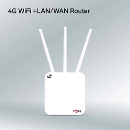 COFE CF-4G 903 | Speed upto 300Mbps | All 4G/5G Sim Compatible | Plug and Play | No Configuration Required | Micro SIM Card Slot | Supports DVR, NVR, Wi-Fi Camera | 3 Antenna | 128MB RAM Configuration