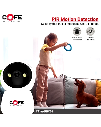 CF-W-RBC01  Wi-fi  home security smart camera | 360˚ with Pan &amp; Tilt | Two way talk | Cloud Monitoring | Motion Detection | Night Vision | Supports SD Card | Supports Wi-Fi and ONVIF-2