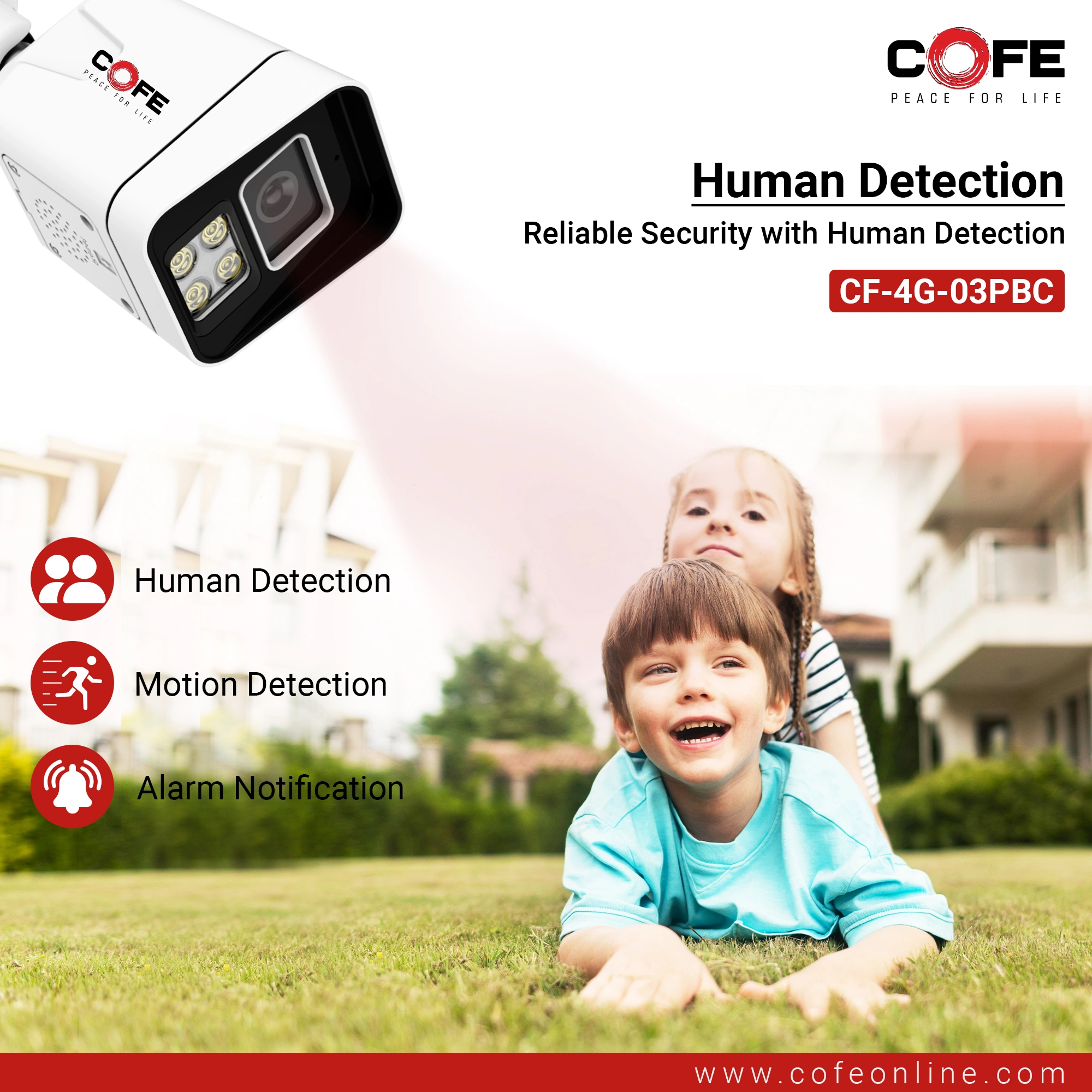 CF-4G-03PBC Support self Bandwidth WDR, Infrared Night Vision, Face Detection, Night Vision, Motion Detection, Two -Way Audio-4