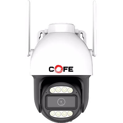 cofe cf-w-03pt cctv security camera support self bandwidth wdr, infrared night vision, face detection, night vision, motion detection, two -way audio