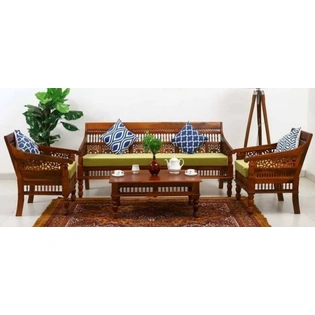 WOODEN SOFA SET