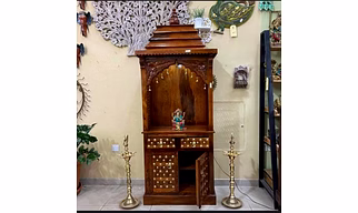 Wooden Two Door Temple