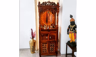 Wooden 4 DOOR Temple