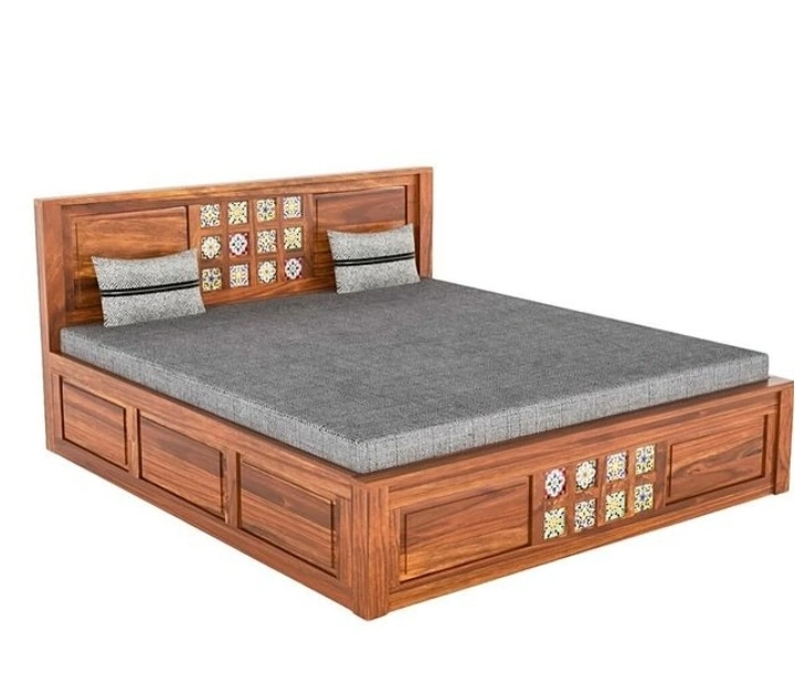 Wooden Sheesham Bed-2