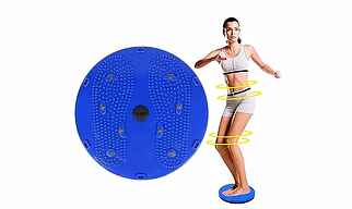 Manogyam 2 in 1 tummy twister cum acupressure mat with magnets for Ab Exerciser  (Multicolor)