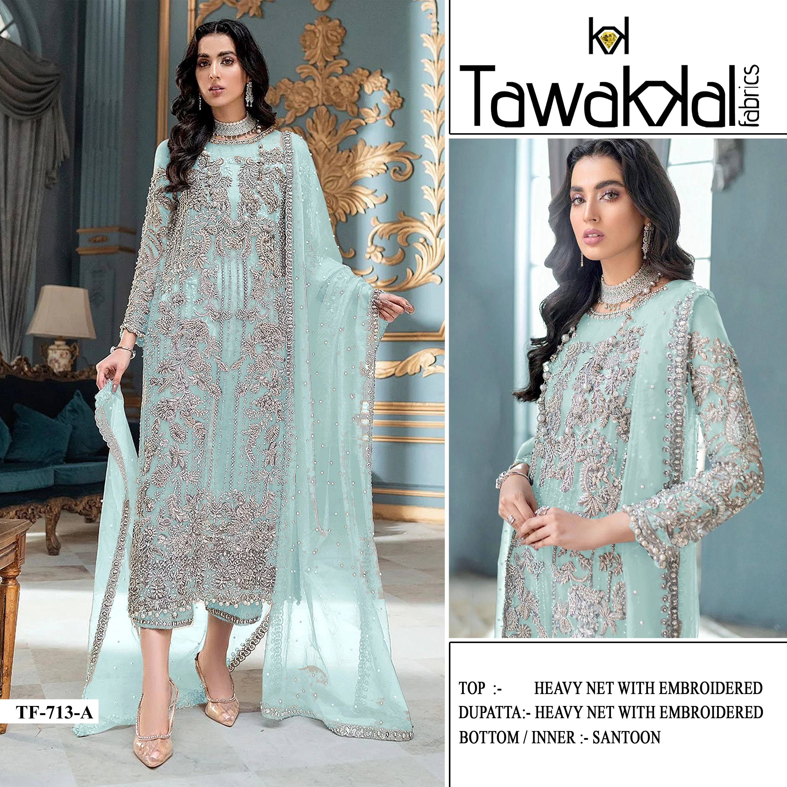 Design Number: 713 Fancy Ladies Heavy Net Suit-12539452