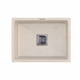 curate premium peach aura single bowl 24x18 granite/quartz kitchen sink with high quality standards